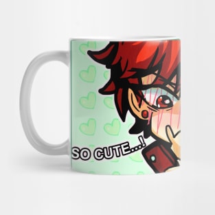 Gekkan Shoujo Nozaki kun!  Mikorin So cute! Green Mug